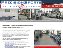 Tablet Screenshot of precisionsportspt.com